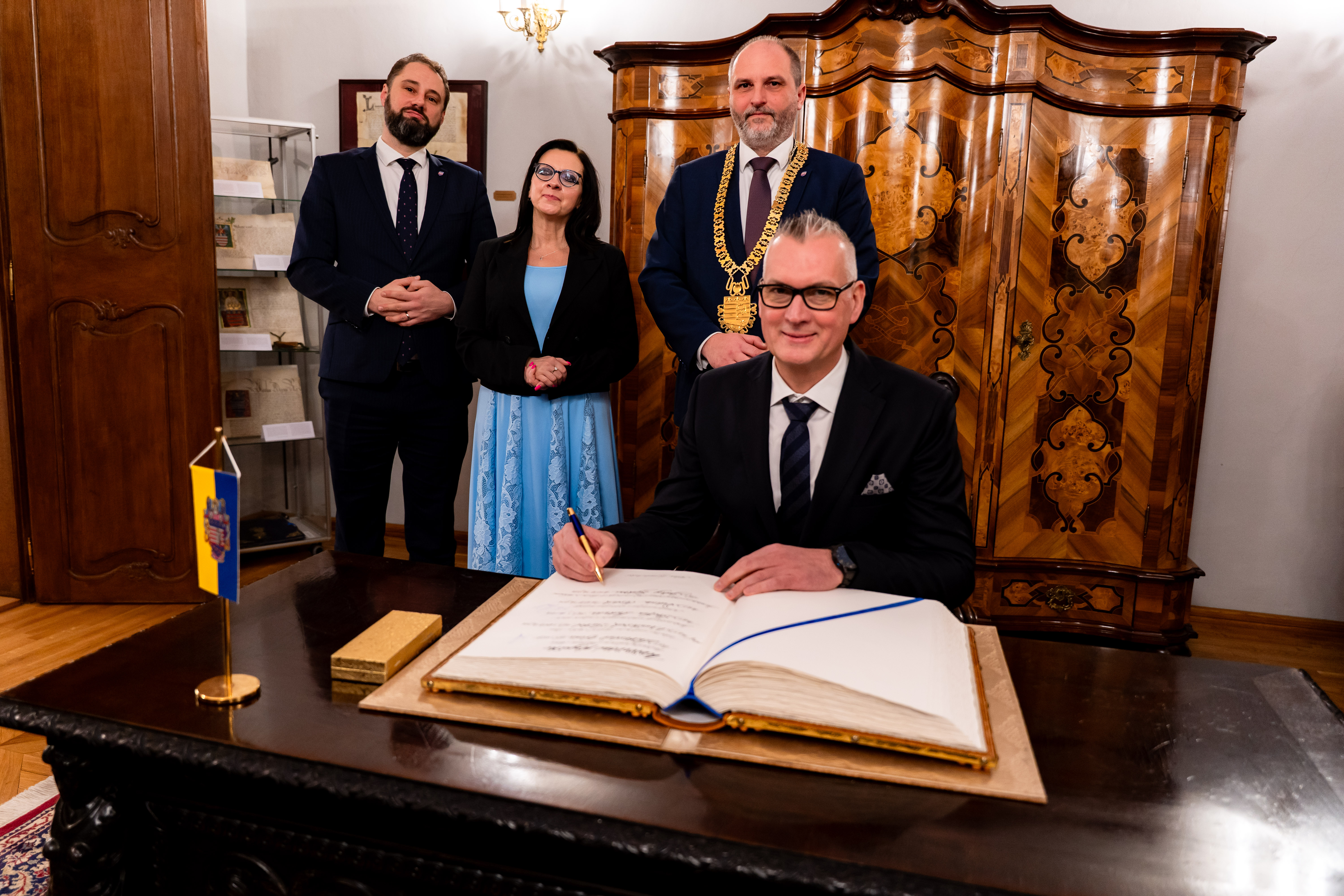 prijatie rektorov univerzit mesta Kosice a riaditelov nemocnic-44